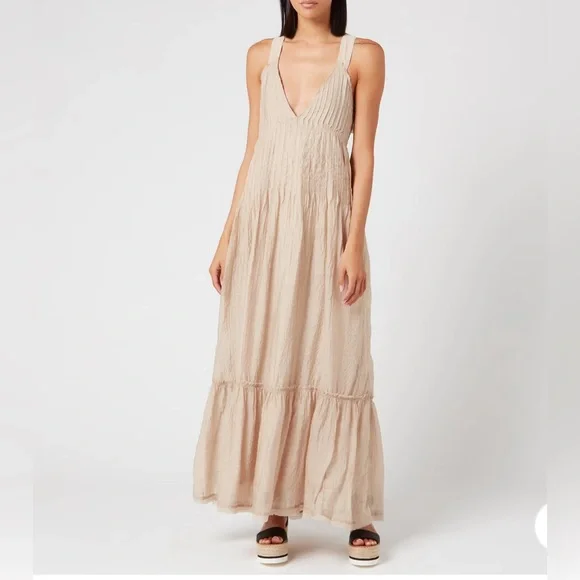 floral print tiered ruffle maxi dress Christabel Tiered Maxi Dress - Blue Floral